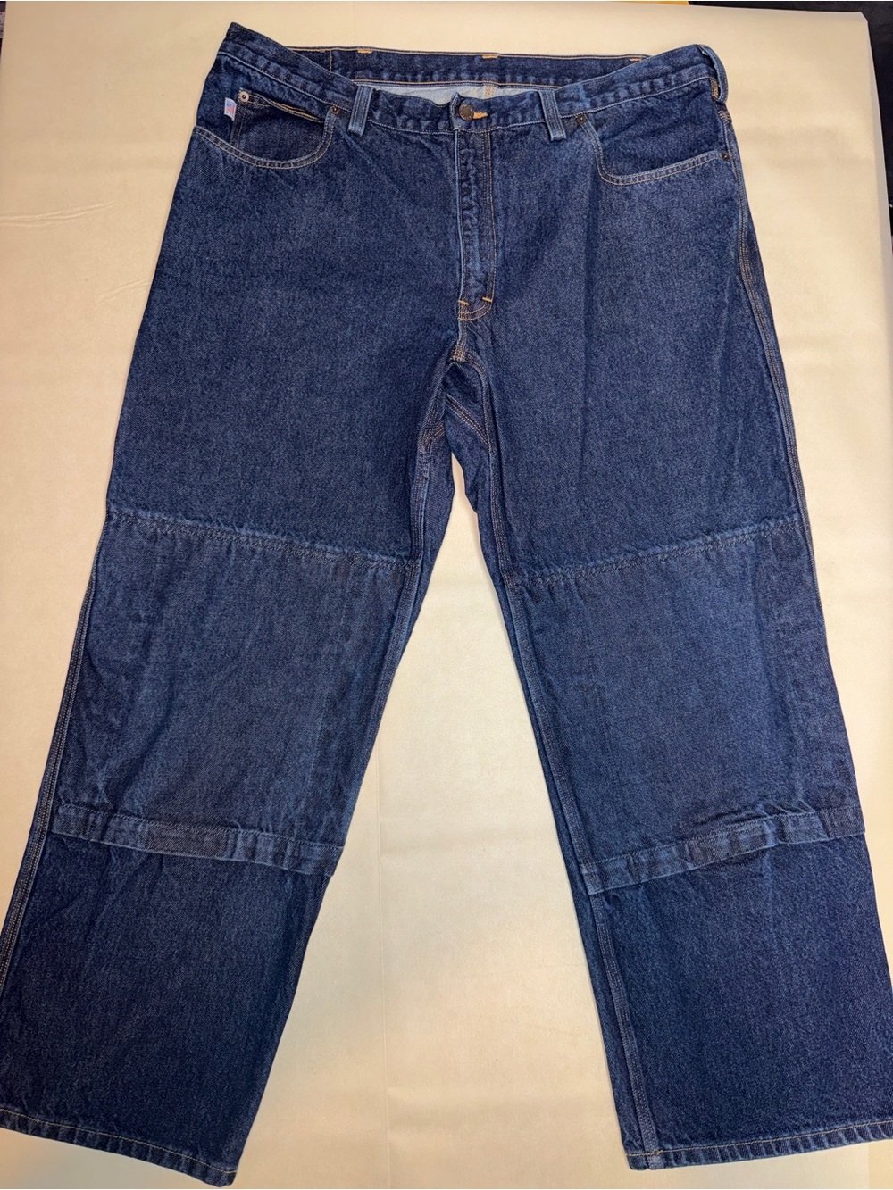 Duluth Trading Co Dark Blue Relaxed Fit Men's Jeans